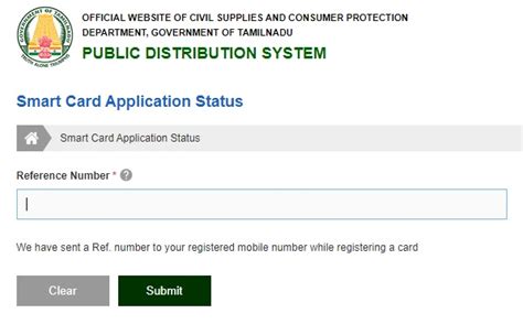 smart card status in tamilnadu|smart card update status.